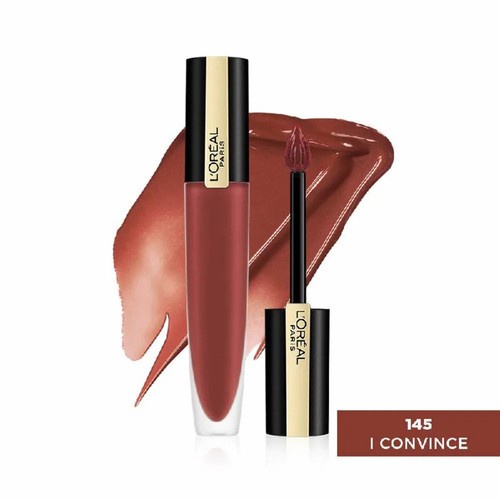 L'Oreal Paris Rouge Signature Liquid Matte Lipstick 7ml (Tahan Lama Hingga 8 Jam) - Lipstik Make Up Loreal