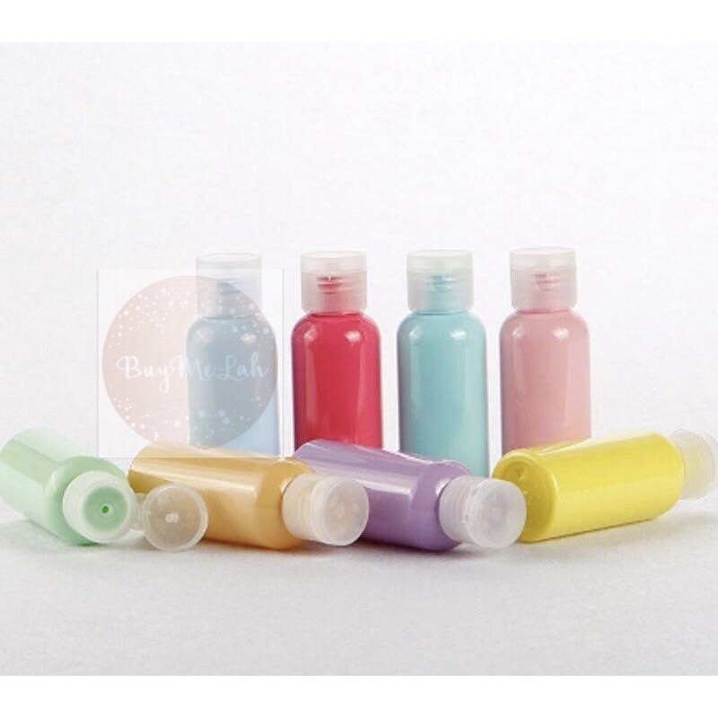 10ml/30ml/50ml Botol FLIPTOP Toner/makeup remover warna Macaron
