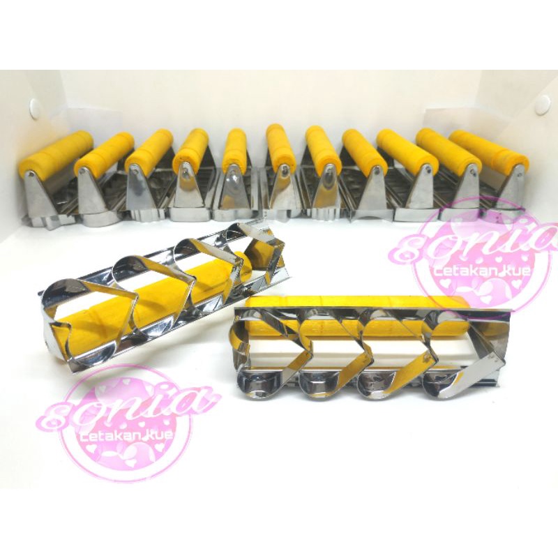 cetakan kastengel / cetakan kue kering / motif hati