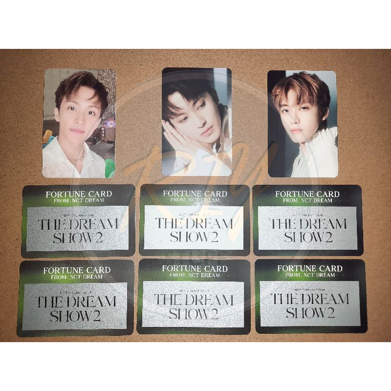 Unsealed NCT Dream Fortune Scratch