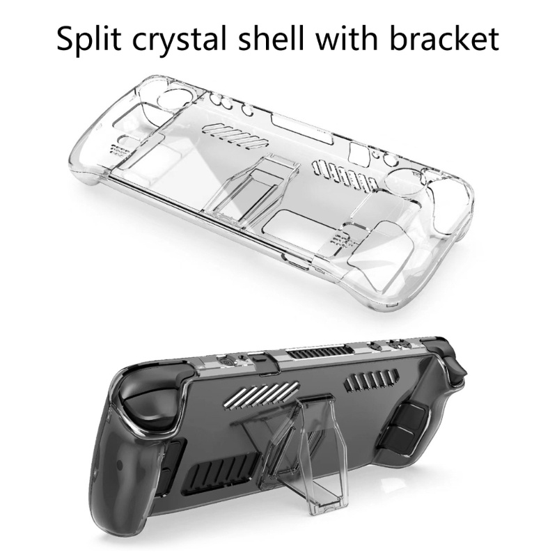 Zzz Console Cover Pelindung Dengan Kickstand Housing Skin Dengan Bracket Untuk Steam Deck