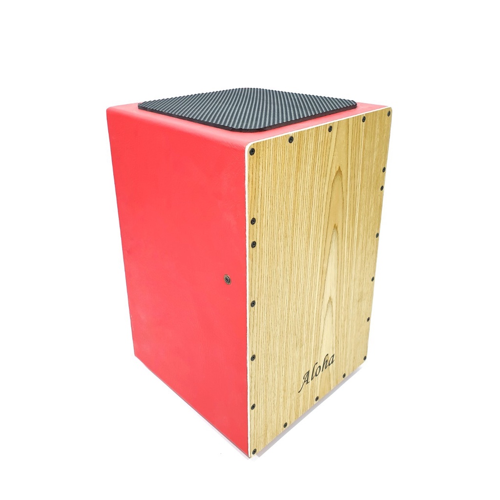 Cajon Merk Aloha Original Warna Merah Natural Hitam Cahon Drum Portable Cahun Murah Jakarta