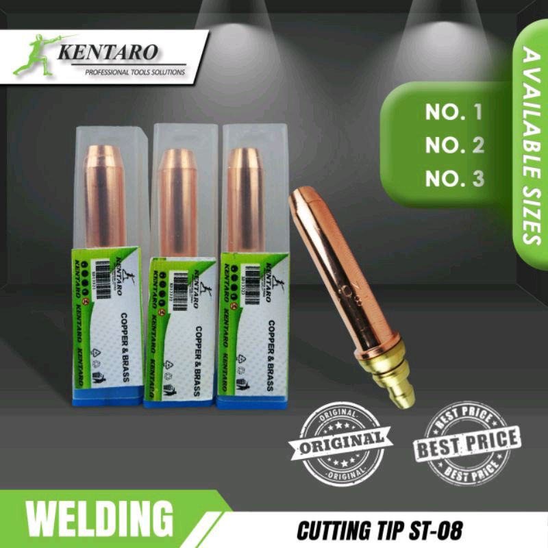 cutting tip / mata nozzle blander potong type ST-8 100% Kuningan kentaro japan quality