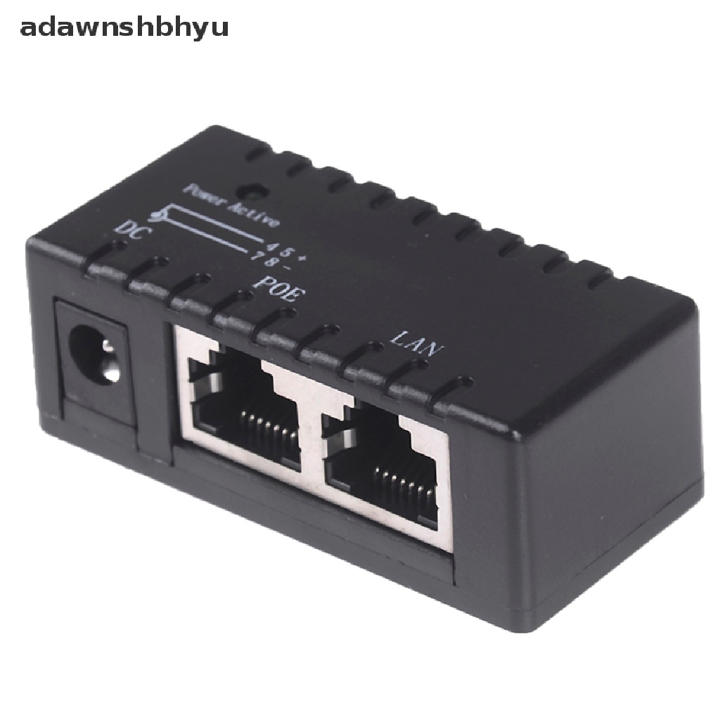 Adawnshbhyu Passive POE injector Untuk IP Camera VoIP Phone Netwrok AP device 12V - 48V ID