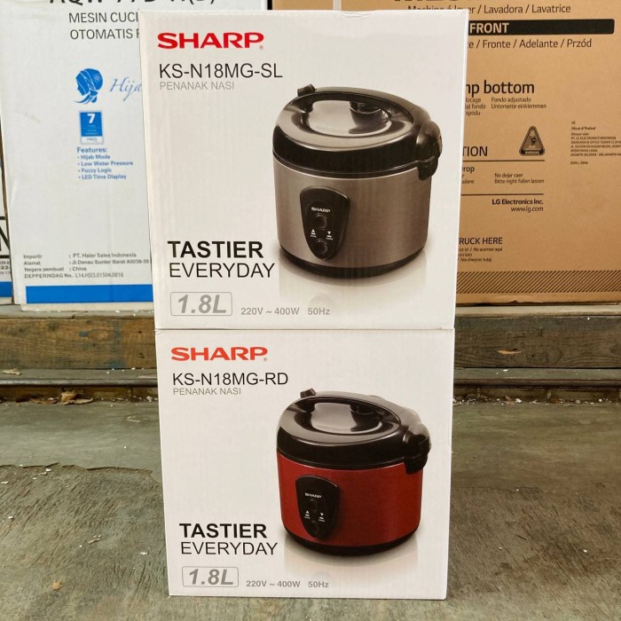 Rcook Rice Cooker Sharp Ks-N18Mg Original Magic Com Ksn 18Mg Mejikom Murah