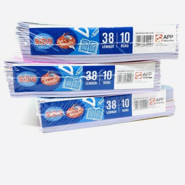 

BISA COD Buku Tulis SINAR DUNIA / SIDU 10x38 Lembar SIDU 38