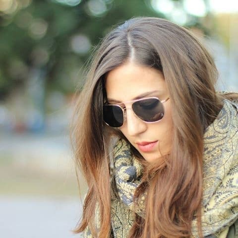 M-2003 Kacamata wanita premium import gaya hijab mahal cewek dewasa korea