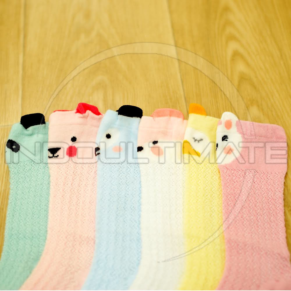 1 Pasang Kaos Kaki Bayi PREMIUM KKA-01 Kaos Kaki Anak Motif Random Kaki Bayi Baru lahir Newborn Kaos Kaki Bayi Laki Laki Kaos Kaki Bayi Perempuan Foot Cover Baby Socks Alas kaki Pelindung kaki Sarung Kaki