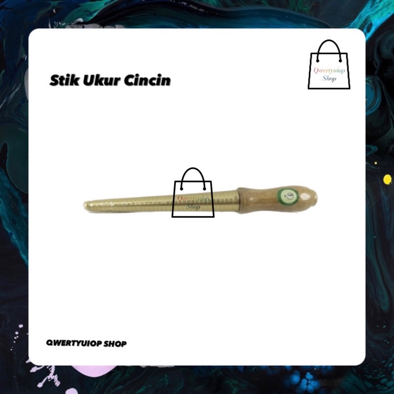 Alat Ukur Cincin / Stik Ukur Cincin Kuningan / TSK Ring Size