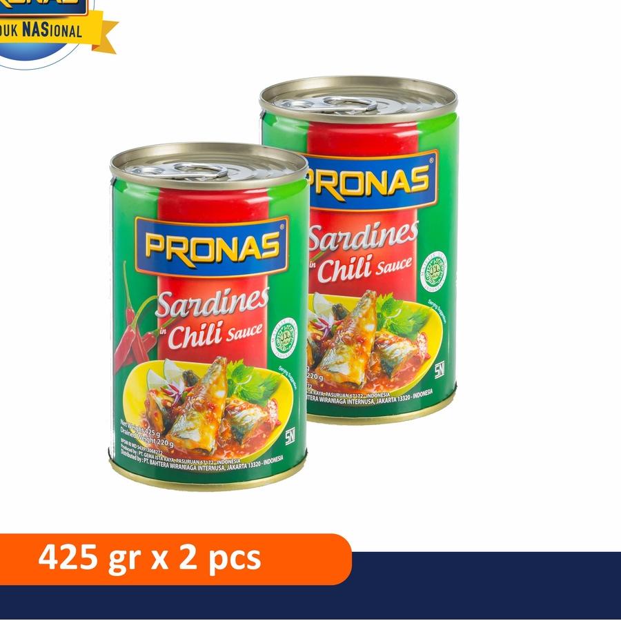 

9.9 HARGA GROSIR PRONAS Sarden Chili 425 g Bundling 2 pcs