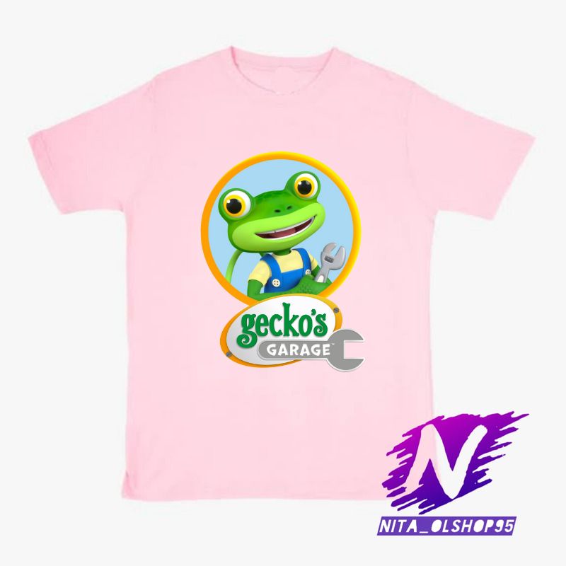 BAJU ANAK KAOS ANAK GECKO'S GARAGE GECKO GARAGE