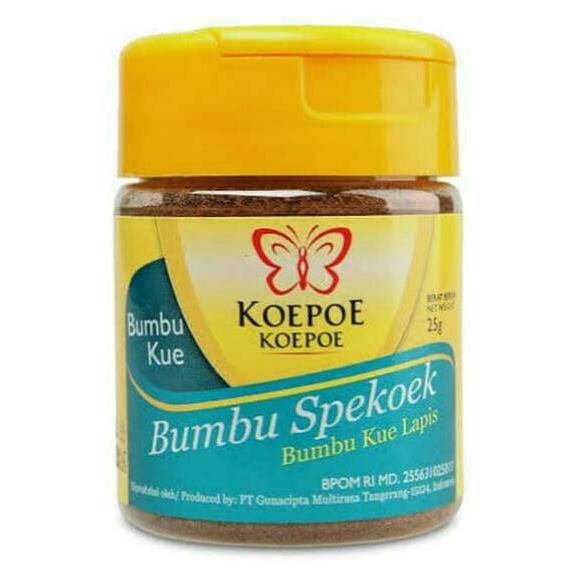 Kupu Kupu Bumbu  Spekoek 25gr / Bumbu Kue Lapis