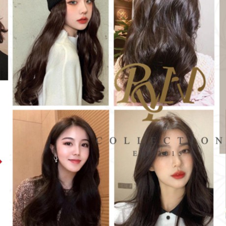 Semir Rambut Instan Shampoo Semir Coklat Nut Coffee Brown Darkred Ungu