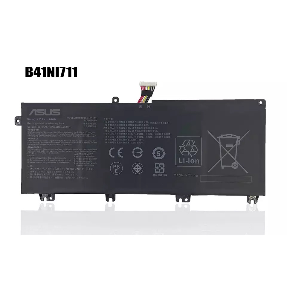 Baterai Batre Laptop ASUS GL503GE GL703VM GL703VD GL703GE B41N1711