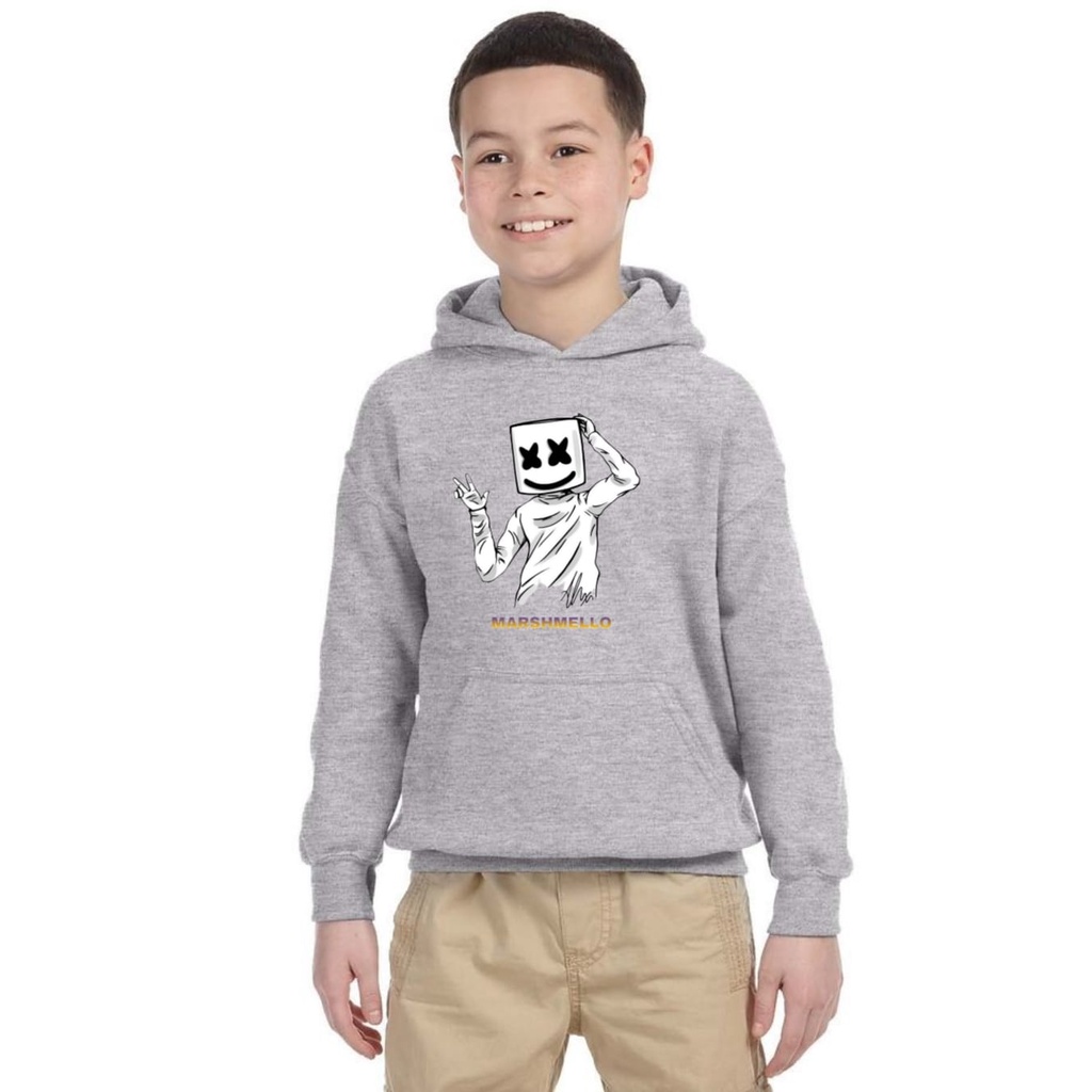 SWEATER JAKET HOODIE BAJU ANAK MARSHMELLO UNTUK ANAK 2-10 TAHUN