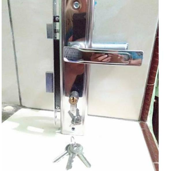 Update Sekarang Kunci pintu besar murah handel pintu komplit full set 25cm