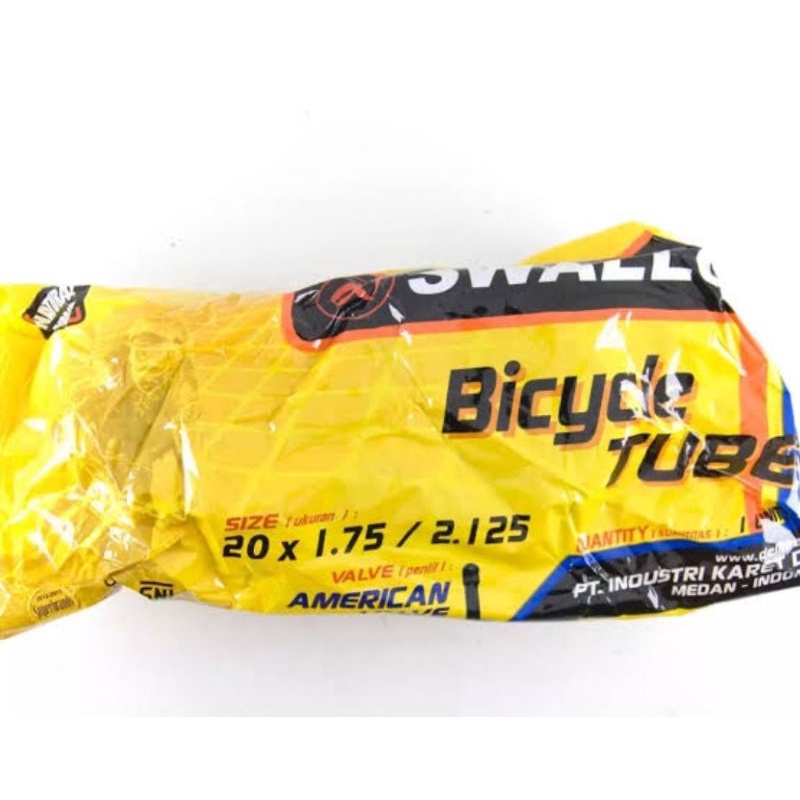 BAN LUAR SWALLOW DELI TIRE BMX 20 INCH MINI SEPEDA LIPAT UKURAN SIZE 20 X 1.75 HITAM PUTIH white