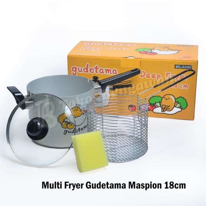 JUALJUAL panci multi fryer deep fryer maspion gudetama 18cm