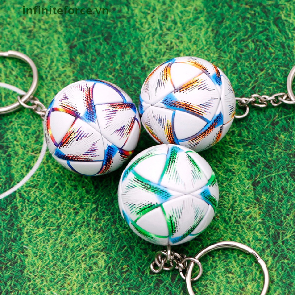 [INVN] Souvenir Sepak Bola Olahraga Gantungan Kunci Pria Bola Fans Gantungan Kunci Liontin Hadiah Aksesoris [VN]