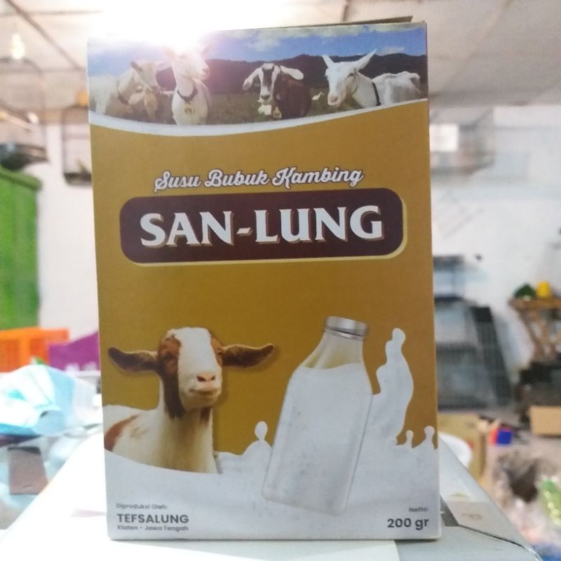 

susu bubuk kambing asli original kemasan 200gr