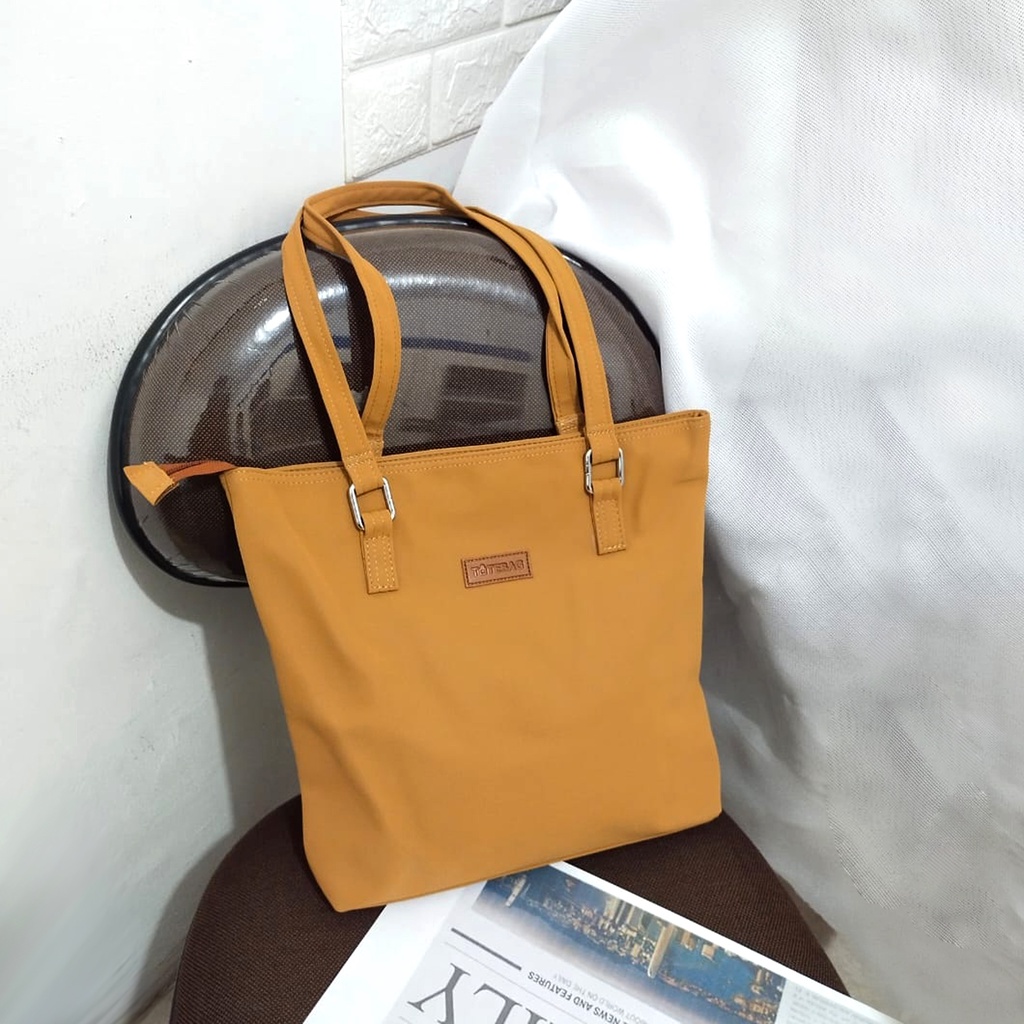 Tote bag wanita totebag cewek tas tote Polos kulit sintetis murah totbag Trend terbaru