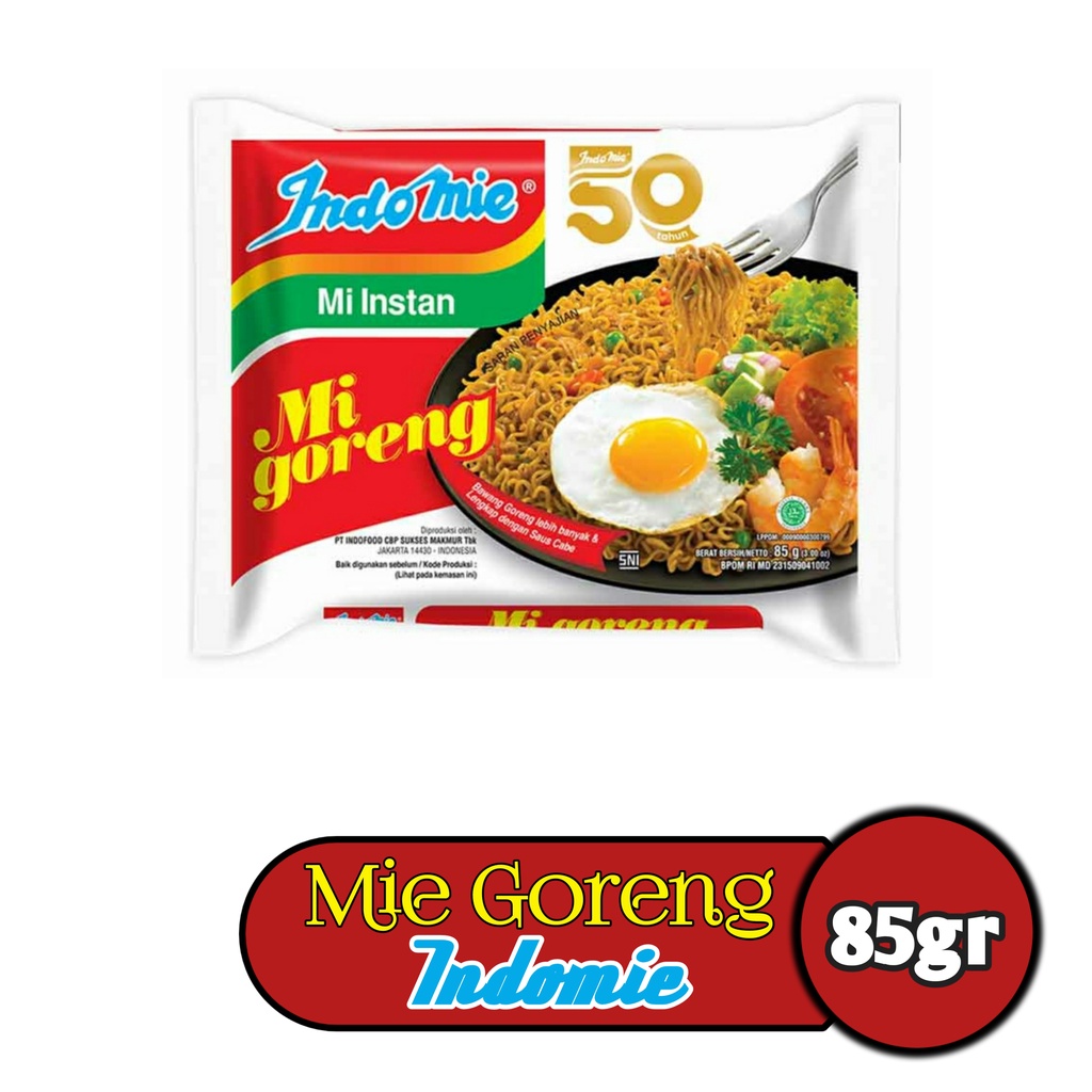 

Indomie goreng 85 gr