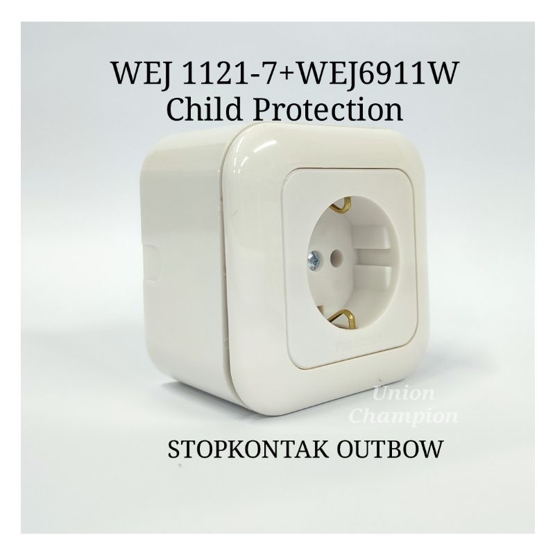 Stopkontak OUTBOW PANASONIC Child Protection WEJ1121-7+WEJ6911W