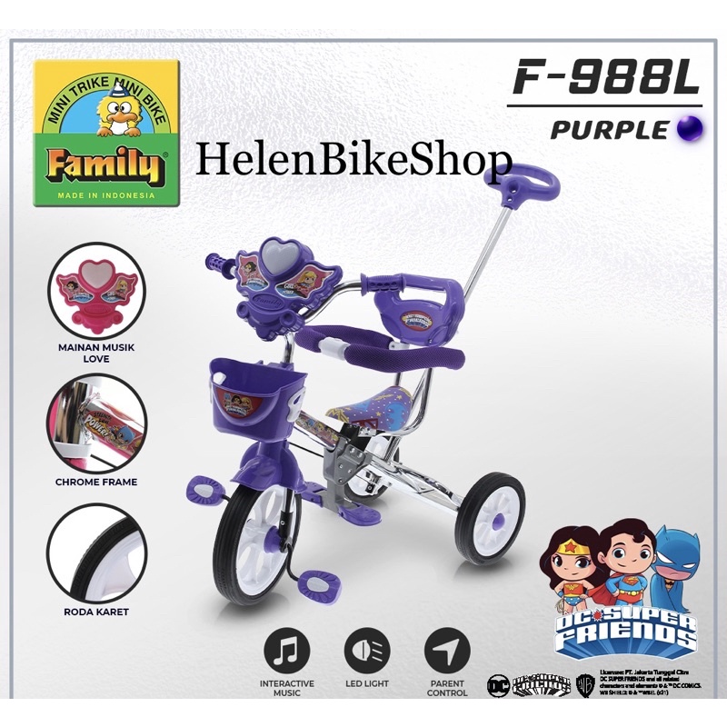 Sepeda Roda 3 Sinchan Family F-988L