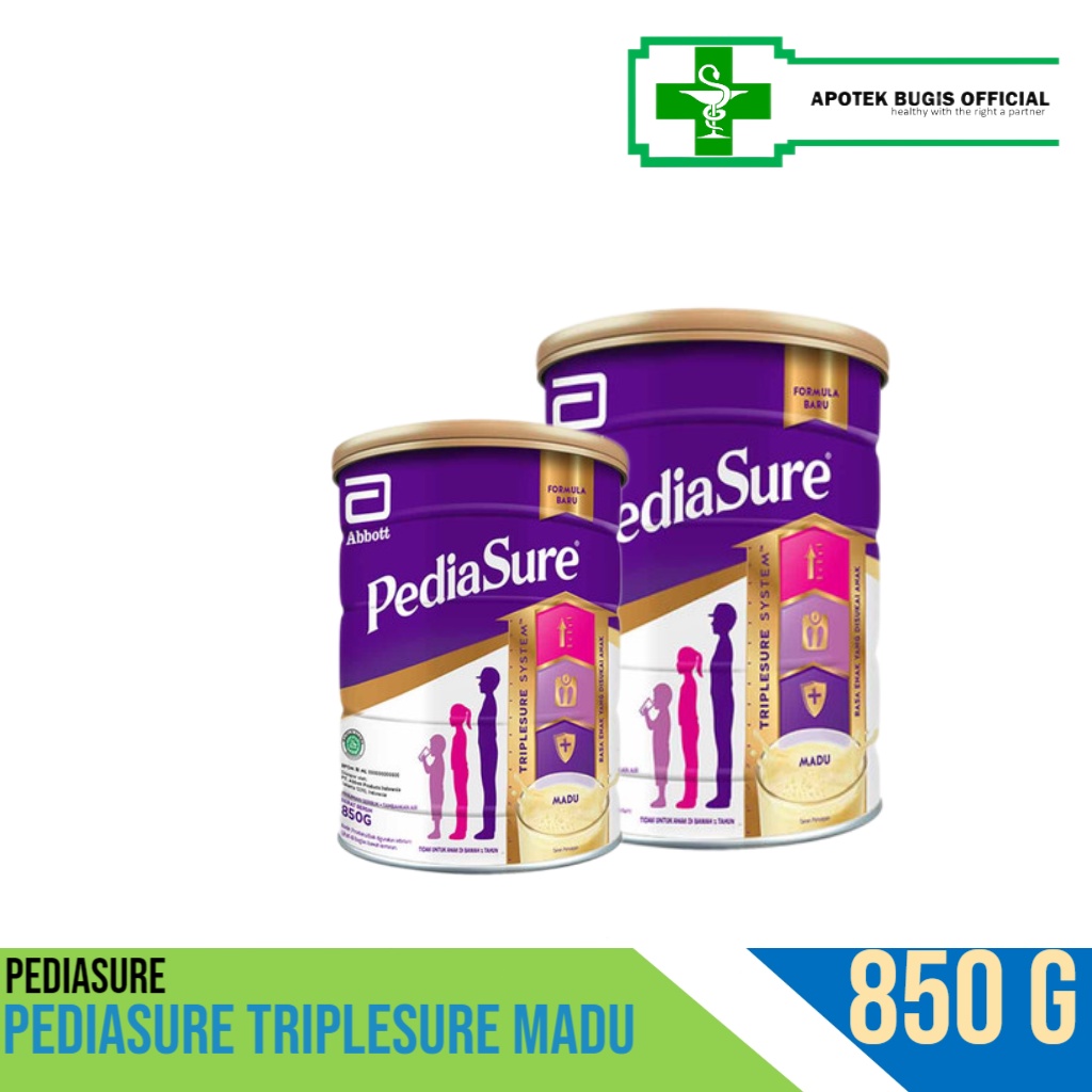 PEDIASURE Triplesure Madu 850 g Susu Formula Pertumbuhan Anak