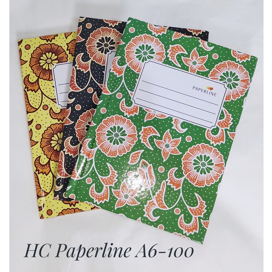 

BUKU HARD COVER A6 PAPERLINE ISI 100 LEMBAR