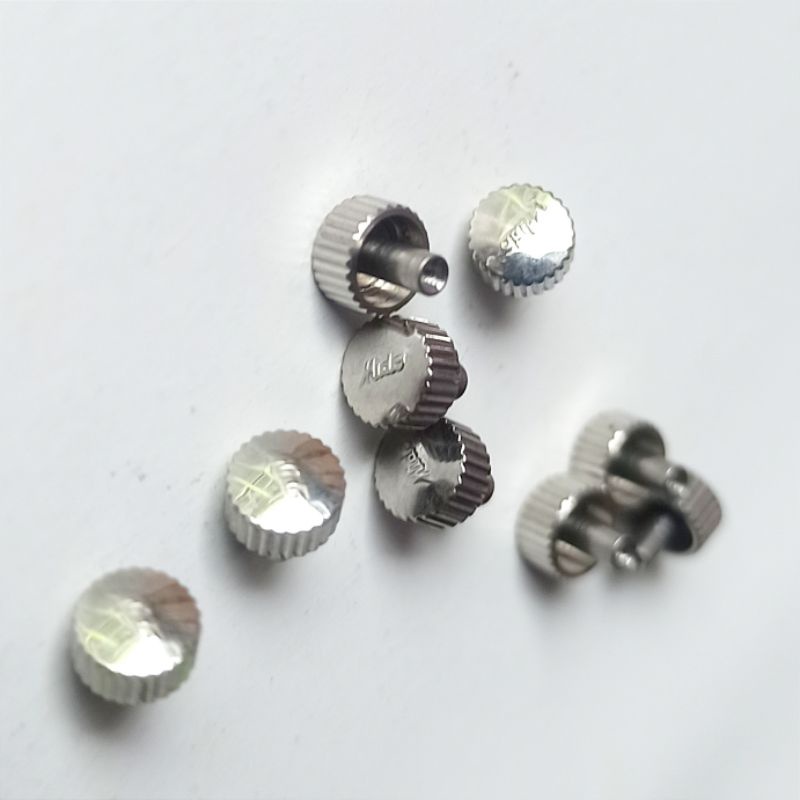 crown atau knop mido silver