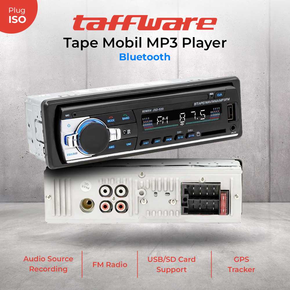 Tape Mobil MP3 Player Audio Car Bluetooth Hands Free Call