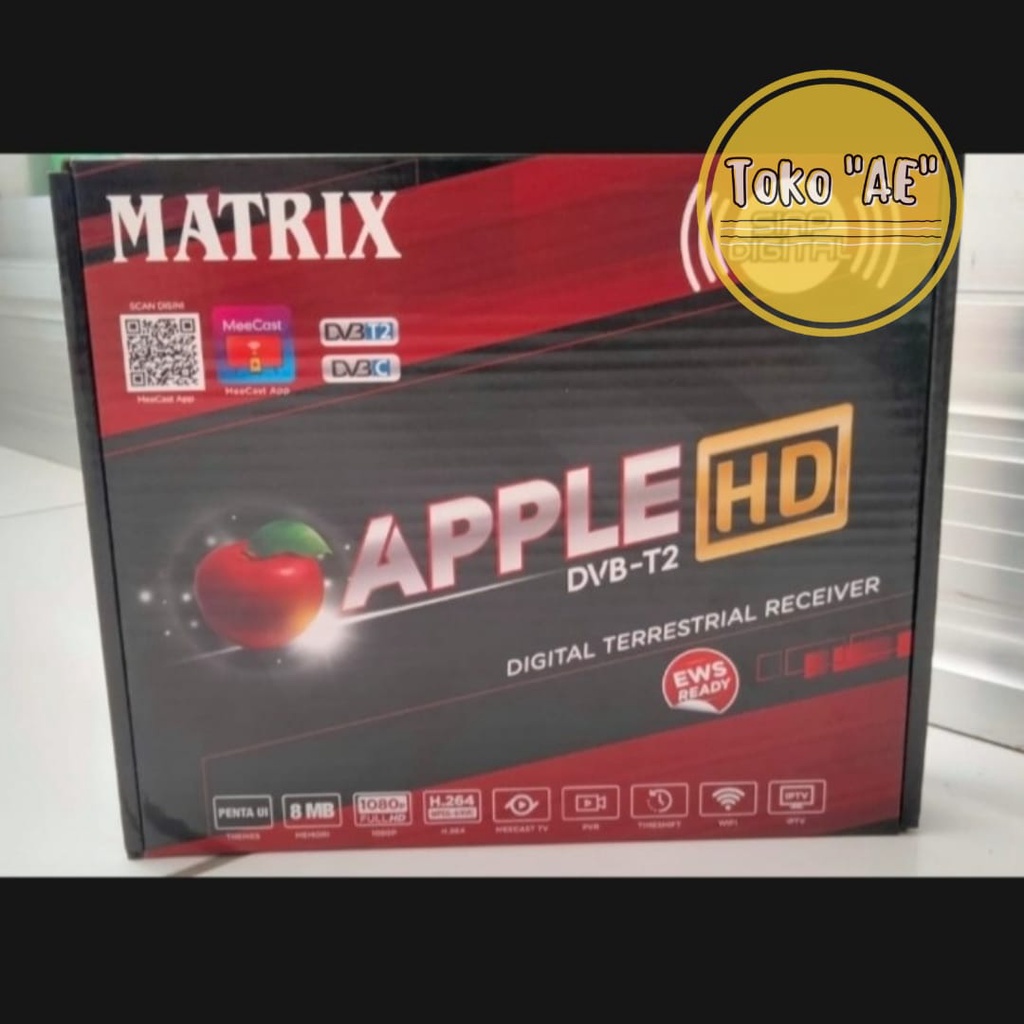 Set Top Box Matrix DVBT-2 Apple HD