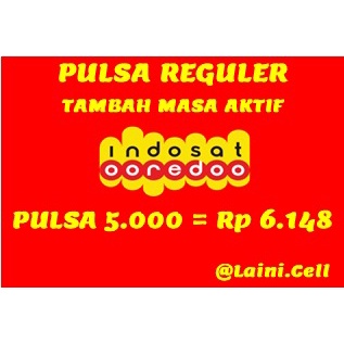 Pulsa Reguler Indosat IM3 Mentari 5K 5RB 5ribu 5.000 5000 Tambah Masa Aktif