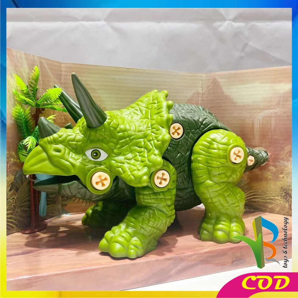 RB-M158 Mainan Anak Dinosaurus DIY Mainan Dino Mainan Edukasi Bongkar Pasang / Mainan Assembly