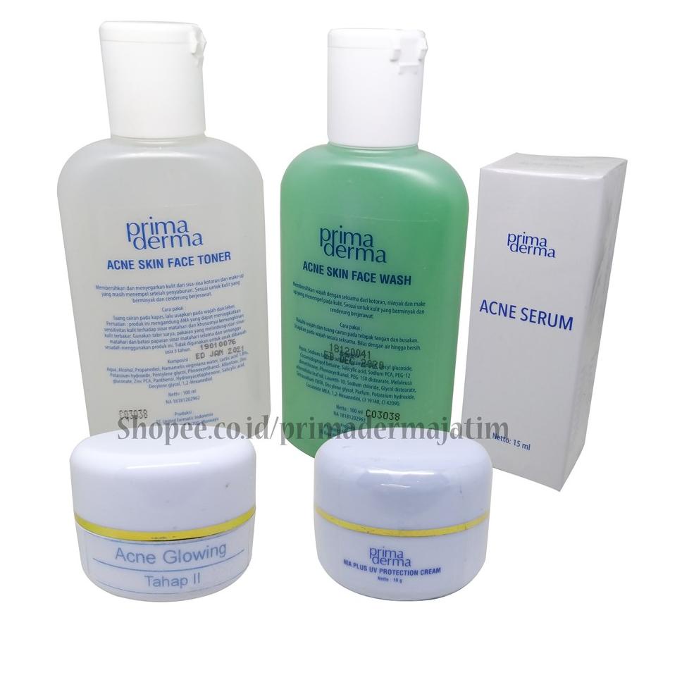 ⇑ PRIMADERMA Paket Acne Super Glowing ( Variasi ) ❤