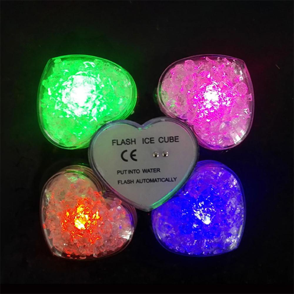 Timekey Multi Color Luminous LED Es Batu Glowing Party Bar Flash Neon Cup Dekorasi Natal Decor Lampu Induksi D4N1