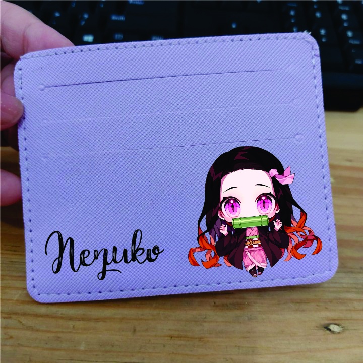 DOMPET KARTU / CARD WALLET KIMETSU NO YAIBA FREE TULIS NAMA