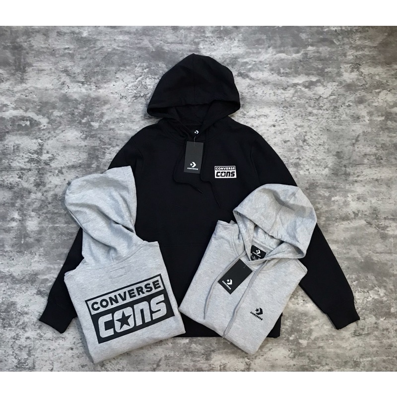 Pull Over Hoodie CONVERSE ORIGINAL 100% Resmi MAP