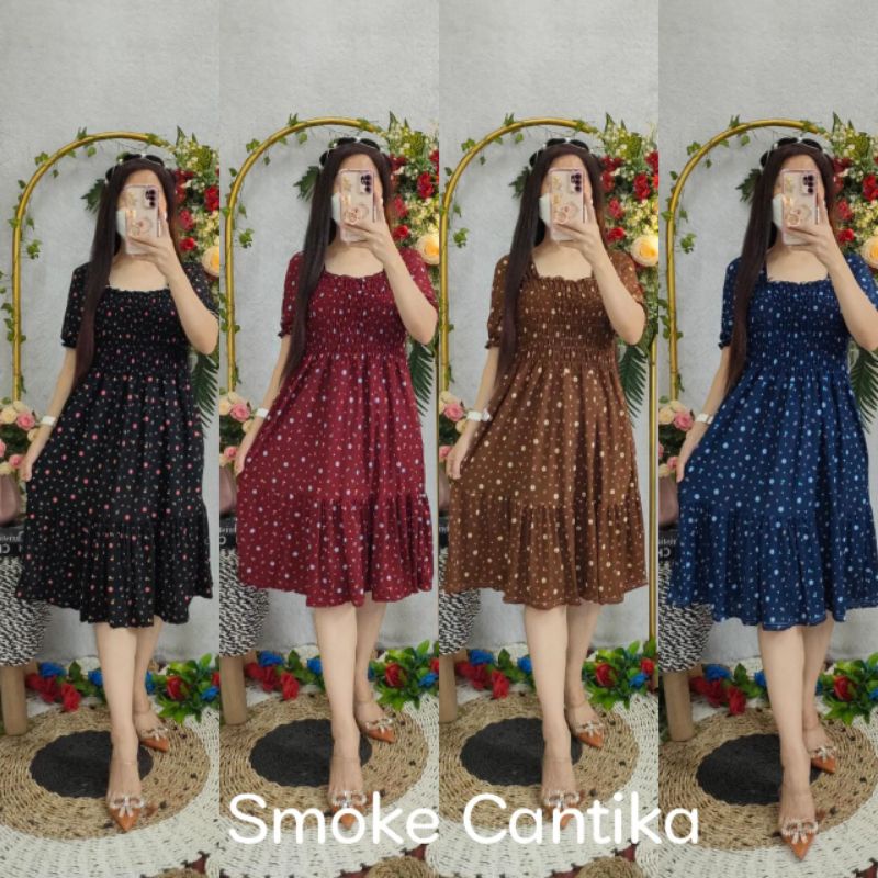 DRESS SMOKE VOXY VIRAL KEKINIAN MURAH COD