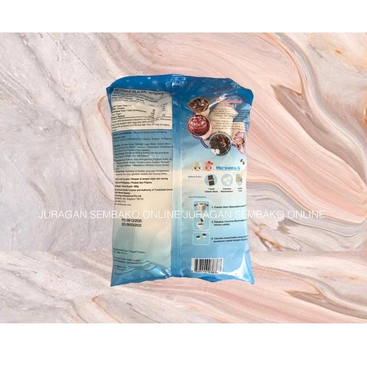 

[K-L7L ✓] CORNICHE Marshmallow Mega Snow White 300 g HALAL BESAR / CORNICHE MARSHMALLOW BESAR-super keren