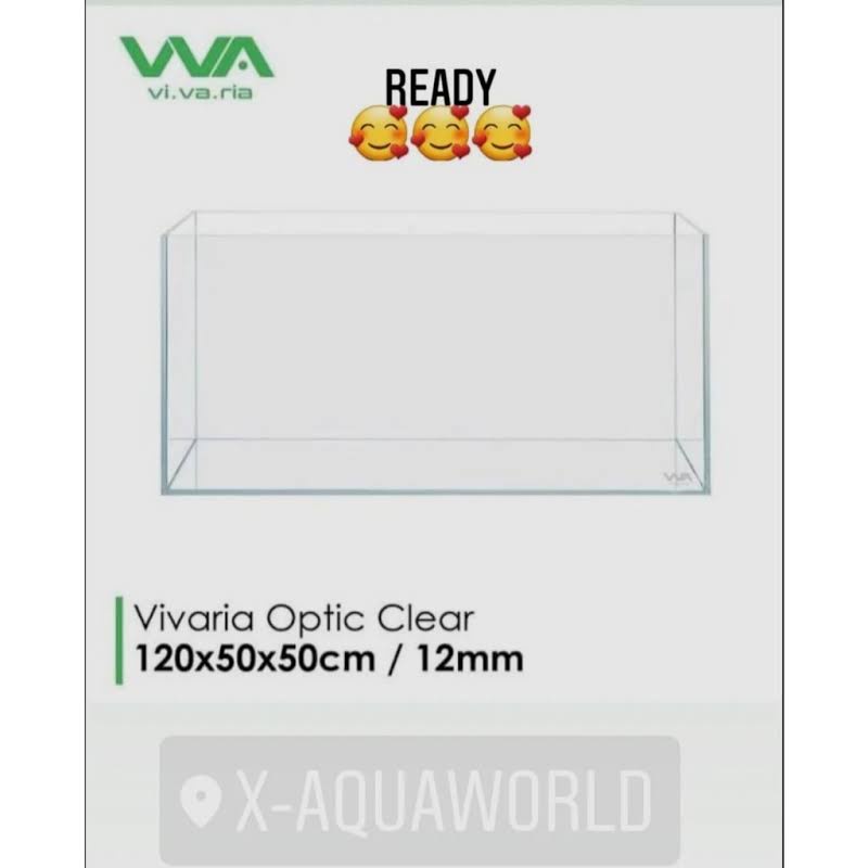 VIVARIA - Aquarium Optic Clear - 120x50x50 - 12mm