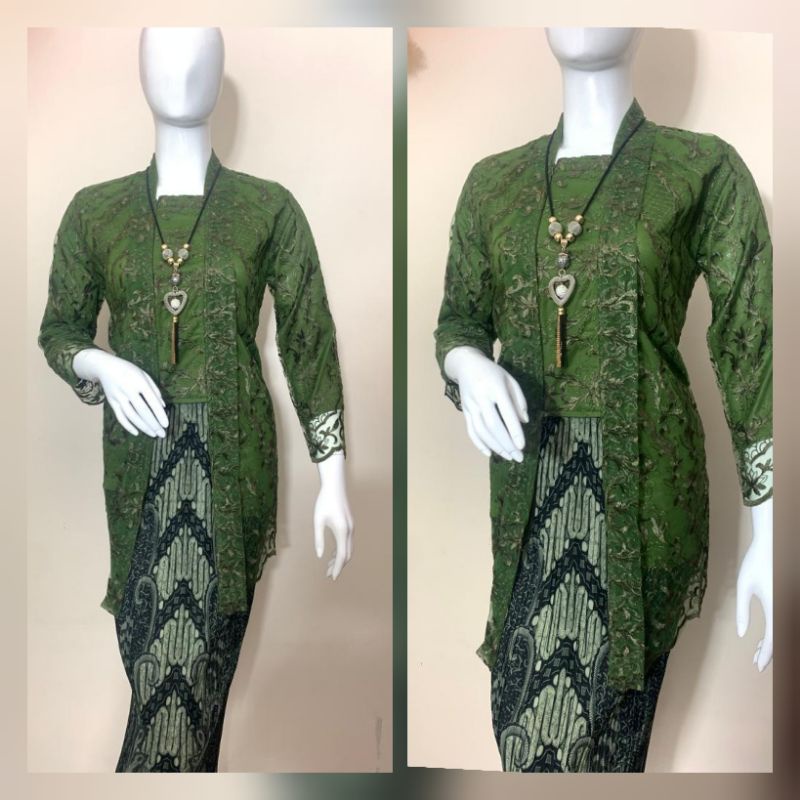 Jual Kebaya Kutu Baru Panjang Tulle Elhisab Kebaya Terbaru Kebaya Wisuda Kebaya Lamaran