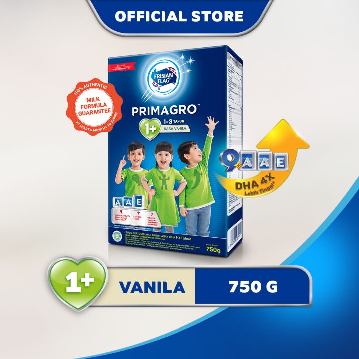 FRISIAN FLAG Primagrow 1+  3+ Madu Vanila Coklat Box - 750 gr