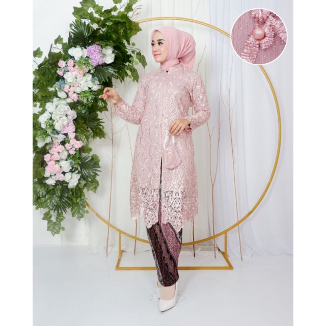 Kebaya Tunik Busui Payet / Kebaya Modern / Kebaya Pesta Mewah / Kebaya Busui / Kebaya Kondangan Terbaru