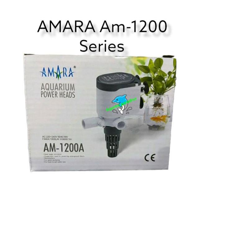 New Amara Am-1200 pompa filter aquarium aquascape / power head amara am 1200 / pompa filter celup aq