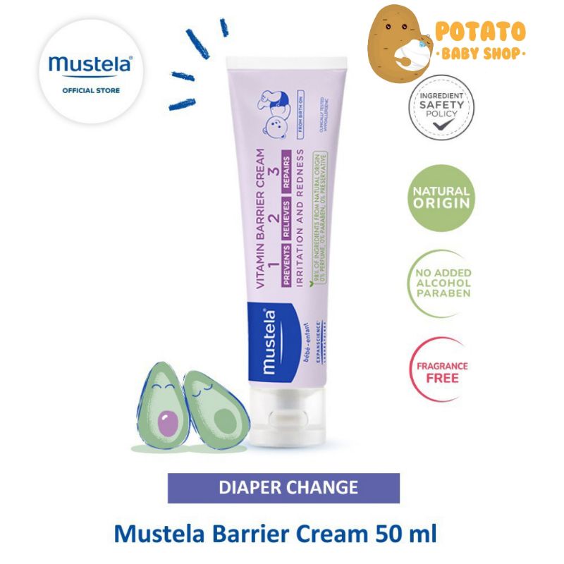 Mustela Barrier Cream 50ml dan 100ml