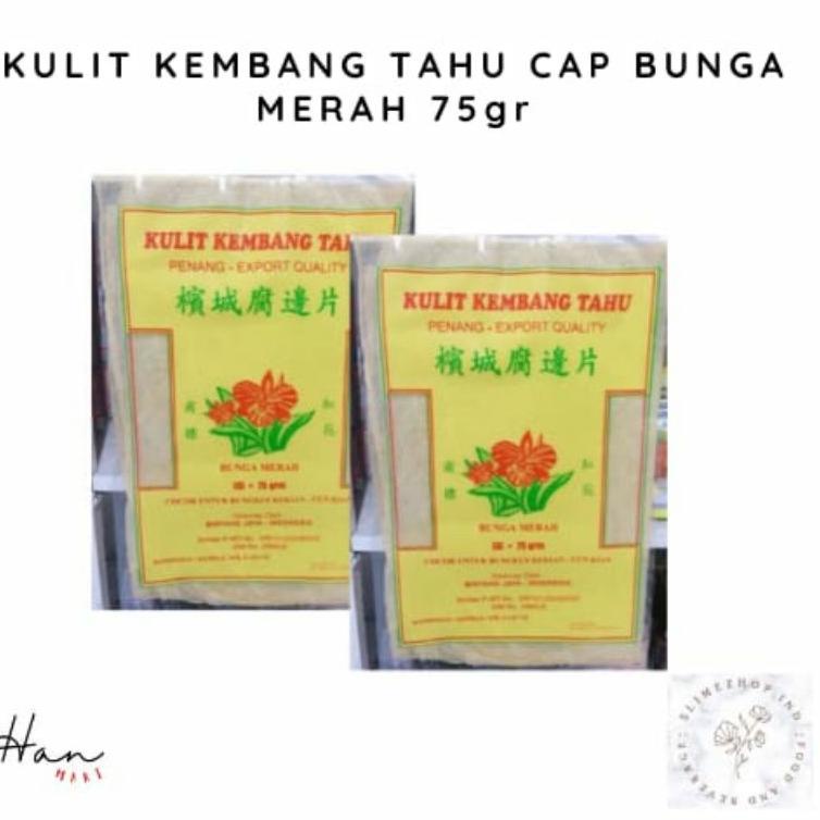 

BIG PROMO KULIT KEMBANG TAHU CAP BUNGA MERAH 75GR ✹ 877