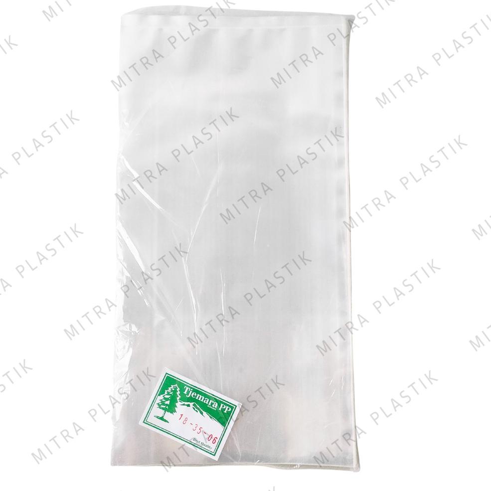

[F-2T ✔] Plastik PP Lebar 18 Tebal 06 18x25 18x30 18x35 Kantong Bening Transparan Snack-trending