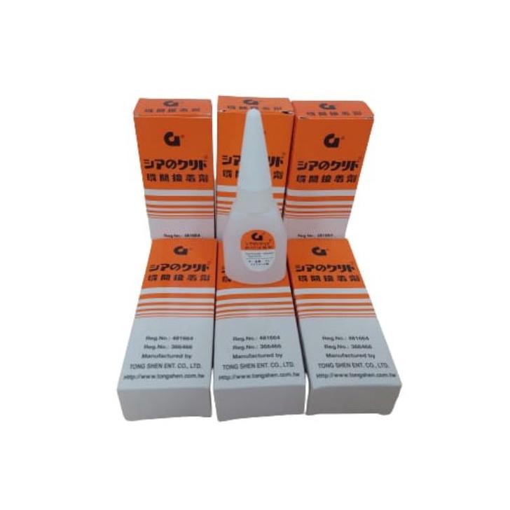 

Sedang Viral Lem Korea / Lem G Cyanoacrylate Adhesive W 20 ( 1 box = 50 pcs )